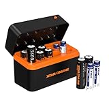 XTAR 単3形リチウム電池8本 3600mWh 大容量1.5V充電池 1200mWh単4リチウム電池4本 1600回繰り返し充電 12本用収納ケース