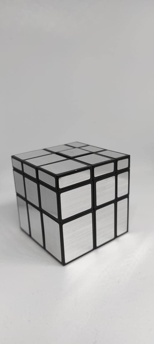 Silver Mirror Cube 3x3 Speed Cube Different Shapes Puzzle Cube Toys for