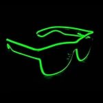 Aquat Light up EL Wire Neon Rave Glasses Glow LED Sunglasses Costumes For Party, EDM, Halloween, Wired with Battery Power - Image 3
