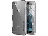 iPhone 6S Plus Case, Ghostek® Cloak Series for Apple iPhone 6 Plus Slim Protective Armor Case Cover | Tempered Glass Screen Protector | Aluminum Frame | TPU Shell | Lifetime Warranty Exchange (Silver)