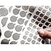 EORTA 480 Pcs Foil Lid Seal Sticker 22 mm Self-Adhesive Aluminum Foil Dot Sealing Stickers Stopper for Cosmetic Tube Bottle Toothpaste, Silvery