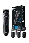 ブラウン ヒゲトリマー シリーズ5 シェーバー BT5420 男性用 電動 丸ごと水洗い お風呂ぞり対応 40段階の長さ調節 ツーブロック対応 スタイリングアタッチメント ポーチ 充電式 1度の充電で100分稼働 コードレス 防水設計