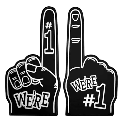 DMAIS Sports Cheer Hand, weiche Textur, Cheerleading-Hand, bequeme Passform, Sport-Fan-Hand, aufregende Crowd Pleaser Spirit Finger, Game-Day-Handschuh für Jubel-Stadion-Fan-Zubehör