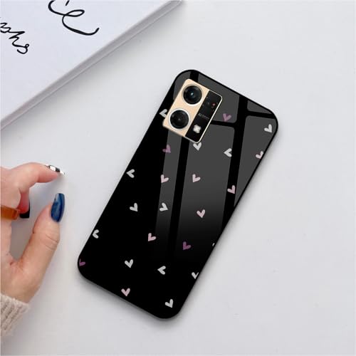 Image of COLORflow Back Cover Compatible With Oppo F21 Pro 4G / F21s Pro 4G | Family of Hearts Customized | Shockproof TPU Bumper With Camera Protection Back Cover Compatible With Oppo F21 Pro 4G / F21s Pro 4G