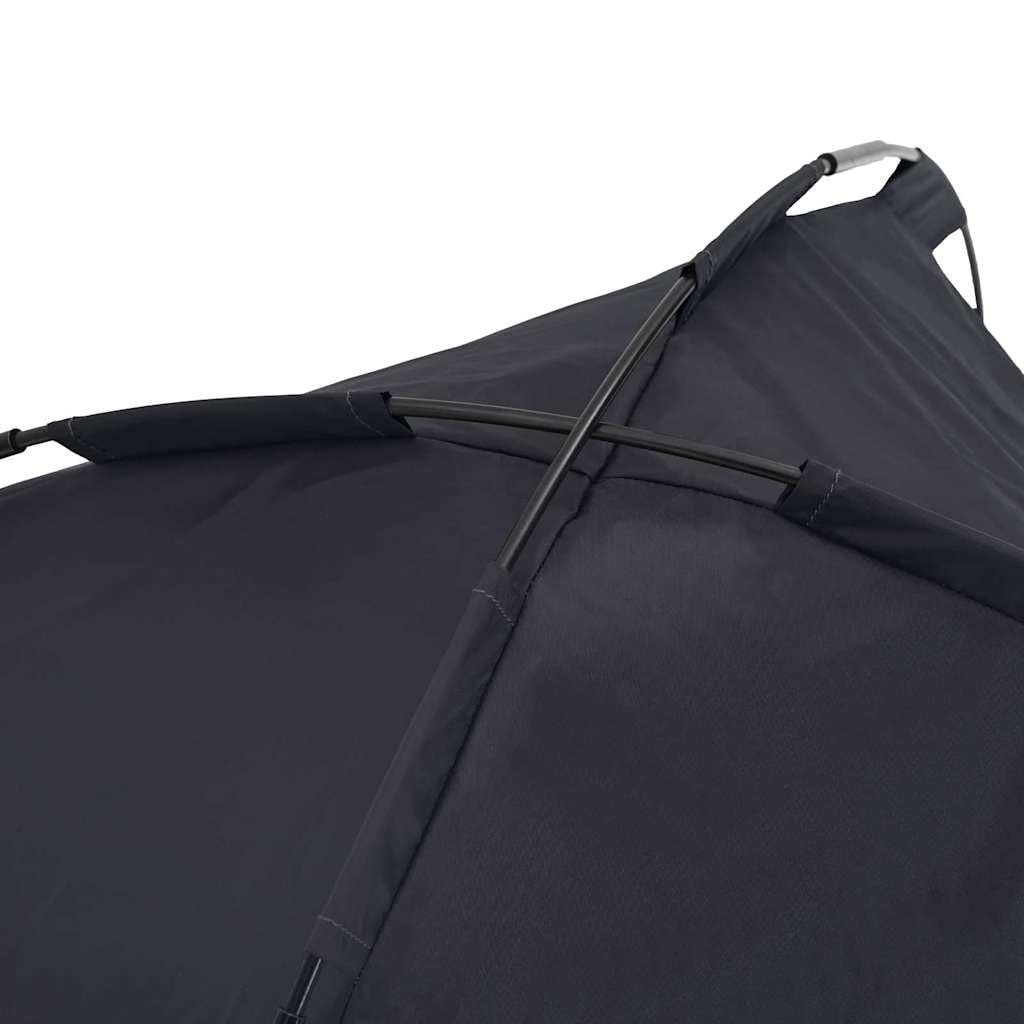 Caseta para perros al aire libre con techo, cama elevada para perros, negro, 71 x 64 x 71 cm, estructura estable de acero, cama plegable para mascotas, jardín y terraza, transpirable