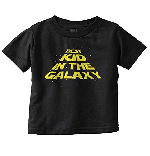 Brisco Brands Best Kid in The Galaxy Nerdy Space Movie Infant Toddler T Shirt