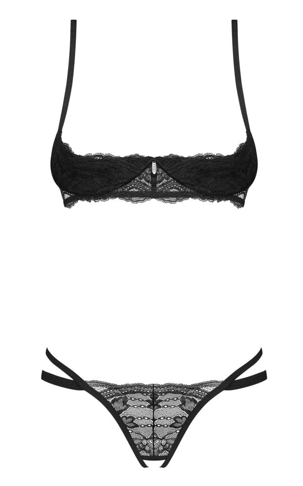 Obsessive Damen Set Nutris, Schwarz, XS/S