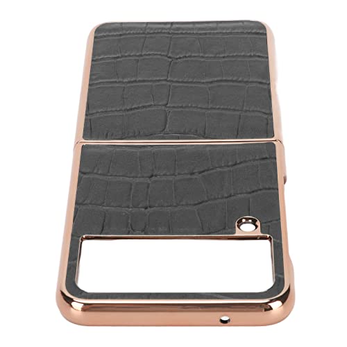 Rankomu Läderfodral för Galaxy Z Flip4 – Repskydd & Vikbart Skärmskydd