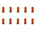 Produktbild 10x WY5W T10 12V 5W W2,1x9,5d BLINKER BLINKLEUCHTEN SEITENBLINKER ORANGE AMBER LAMPEN FALTSCHACHTEL Jurmann® LongLife & Erschütterungsfest