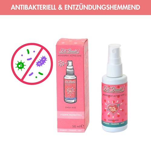 Dr. Bauer’s Mundspray Sweet Kiss – zarte Fruchtfrische mit lieblichem Aroma – veganes Atemspray ohne Alkohol – sanft, charmant & pflegend – 50 ml – Bild 6