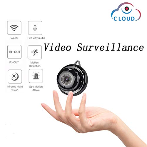 1080P Wireless Mini Kamera Klein Akku Überwachungskamera Innen HD Automatische Nachtsicht Minikamera, Mit Bewegungserkennung Und Speicher