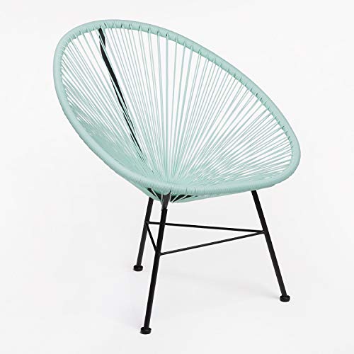 SKLUM Silla New Acapulco Polietileno - Acero Mate Verde Aguamarina - (Elige Color)
