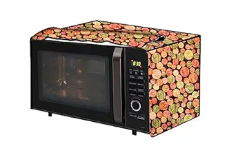 The Furnishing Tree PVC Waterproof Microwave Oven Cover compatible for Onida 23 L Convection MO23CJS11B Abstract Pattern Multi Color