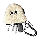 Monedero de moneda de felpa, bolsa de moneda de felpa,Linda billetera de bola de arroz - Monedero con cremallera para mujeres niñas, linda bolsa de monedas de dibujos animados, bolsa de cosméticos