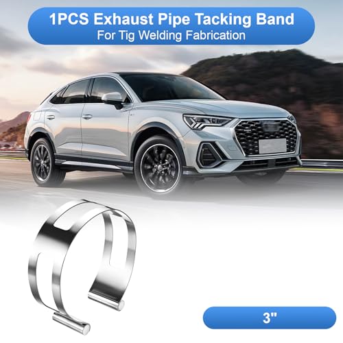 Image of 3 Inch Stainless Steel Exhaust Clamp, Universal for Welding and Exhaust Pipe Repair (3 inches)