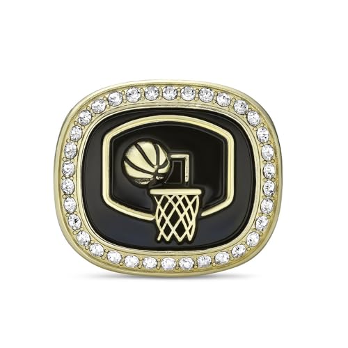 Express Medals 2025 Champion Basketball Trophy Ring in Sizes 6 to 11 with Award Display Stand Trophies Rings Trophies Team champions tournament medals medal4