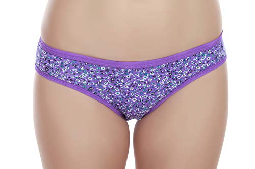 Image of FIMS - Fashion is my style Women's Polycotton Hipster Panty (Pack of 6) (FLOWERPANTY PACKof6 Size M Multi-Coloured2 M)