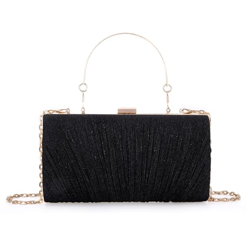 Sac à main formel plissé Fecialy pour un mariage réussi ou une soirée chic