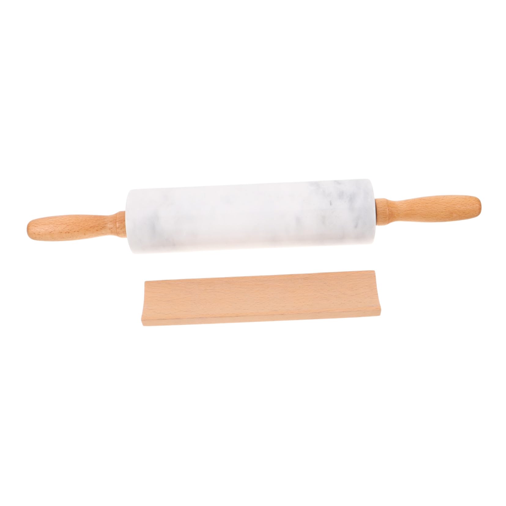 3piezas Rodillo De Mármol Para Hornear Apto Para Uso Alimentario Para Cocinar Pasta Tartas Pizzas y Pan Cocina Antiadherente