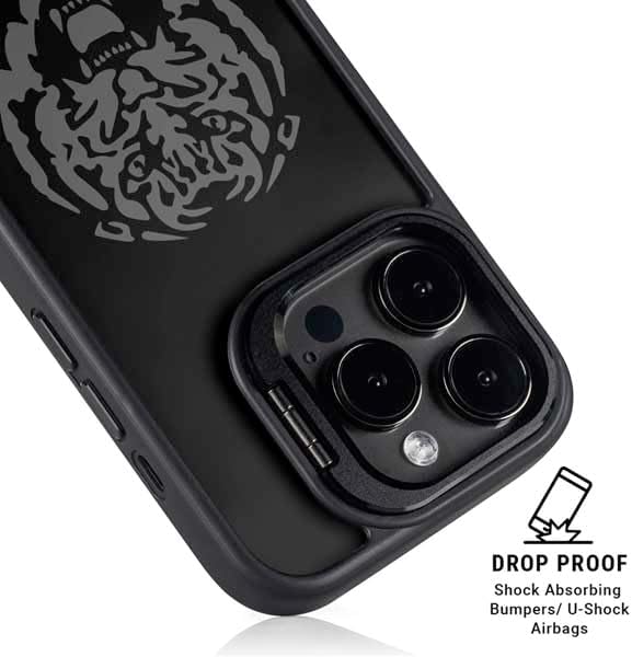 Skinit Kickstand Phone Case Compatible with iPhone 14 Pro Max - Officially Licensed LSU Geaux Tigers Design