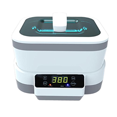 Preisvergleich Produktbild Bvc Reinigungsgerät Ultraschallreiniger, Reinigung von Schmuck, Brillen, Zahnersatz,Uhren,UVM(1.2L,Split-Typ)