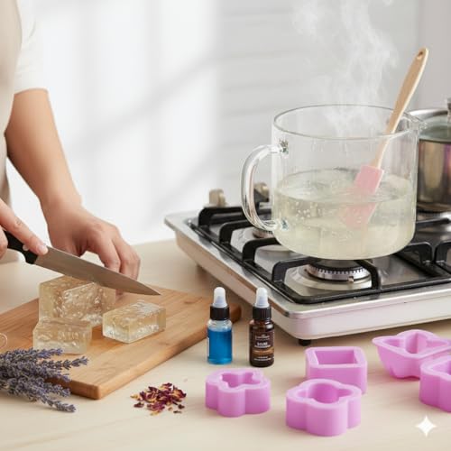 Image of Karan Herbs Melt and Pour Transparent /Clear Glycerine Soap Base - No Paraben, SLS, SLES & Alcohol Free (10KG)