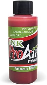 Body Paint - ProAiir Temporary Tattoo Ink - 4.2 oz (120ml) Blood Red