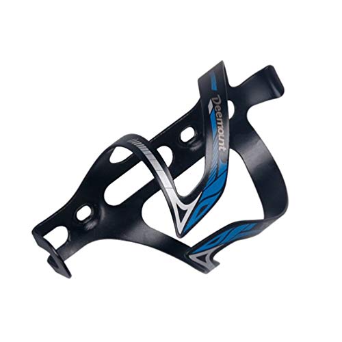 LIOOBO Bike Water Bottle cage Mountain Bike Water Bottle Holder Magnalium Alloy Bike Bottle Holder Highway Bicycle Water Cup Frame ï¼ˆBlack+Blue ï¼‰