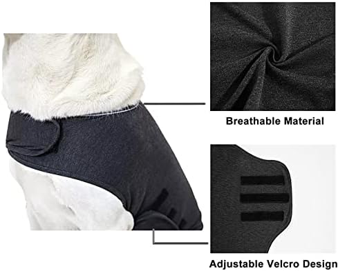 My Furry Friend Dog Anxiety Relief Jacket Coat, Grey, X-Small - Image 4