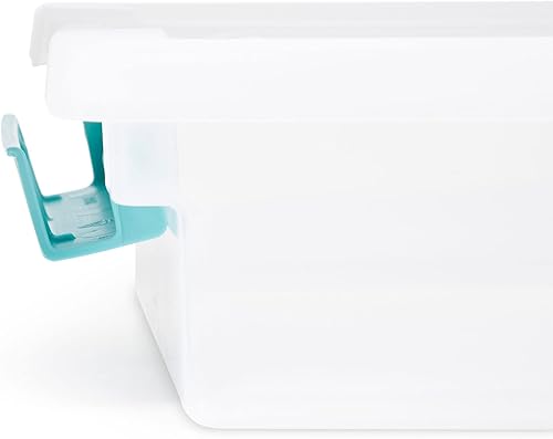 Miniatura 7 de Sterilite Paquete de 12 contenedores organizadores de almacenamiento de plástico con clip grande y 6 unidades de clips pequeños