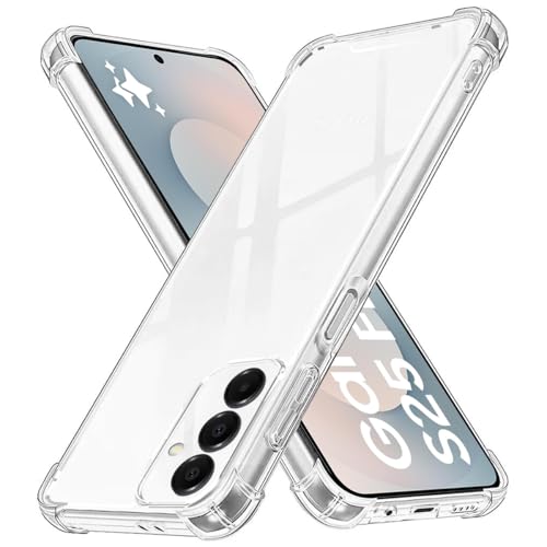Image of Compatible For Samsung Galaxy S25 FE Case, Totill Crystal Clear Samsung Galaxy S25 FE Mobile Phone Cover, Soft TPU Protective funda, Ultra [thin Slim Fit], Smartphone Coque For Phone Hülle-Transparent