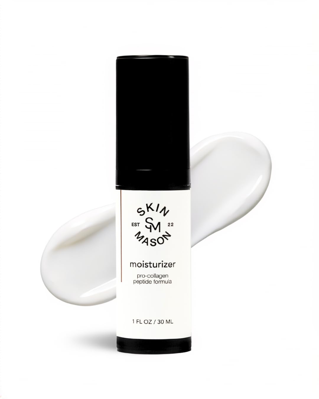 Bioactive Moisturizer Peptides, Ceramides, Hyaluronic Acid, & Vitamin C, for dry skin, reducing fine lines and wrinkles, improving skin function, and boosting collagen production