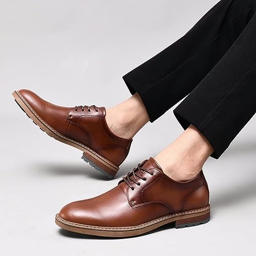 Image of Arkbird Mens Dress Shoes, Lace Up Leather Oxford