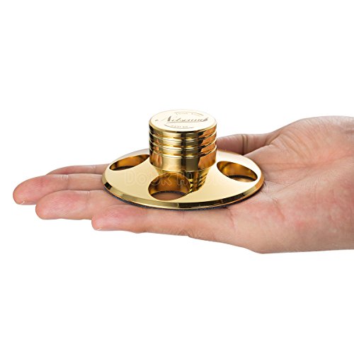 Nobsound Stb-01 Lp Vinyl Turntables Metal Disc Stabilizer Record Weight Hifi (Gold) #TOP6