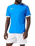 PUMA mens Shirt, Electric Blue Lemonade-Puma White, XXL