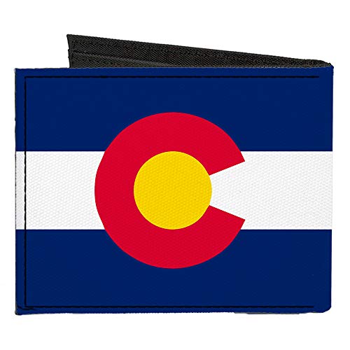 Buckle-Down Canvas Bi-fold Wallet-Colorado Flag2