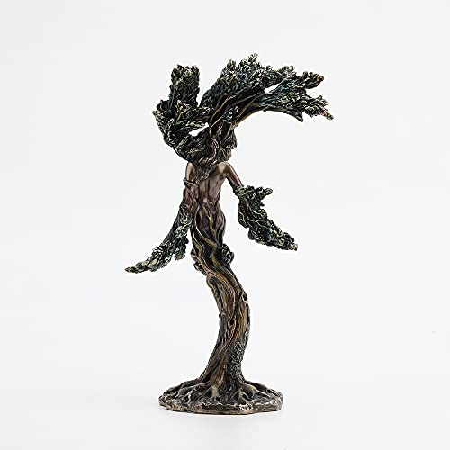 Estatua decorativa de resina bronce 25 cm miniatura 6