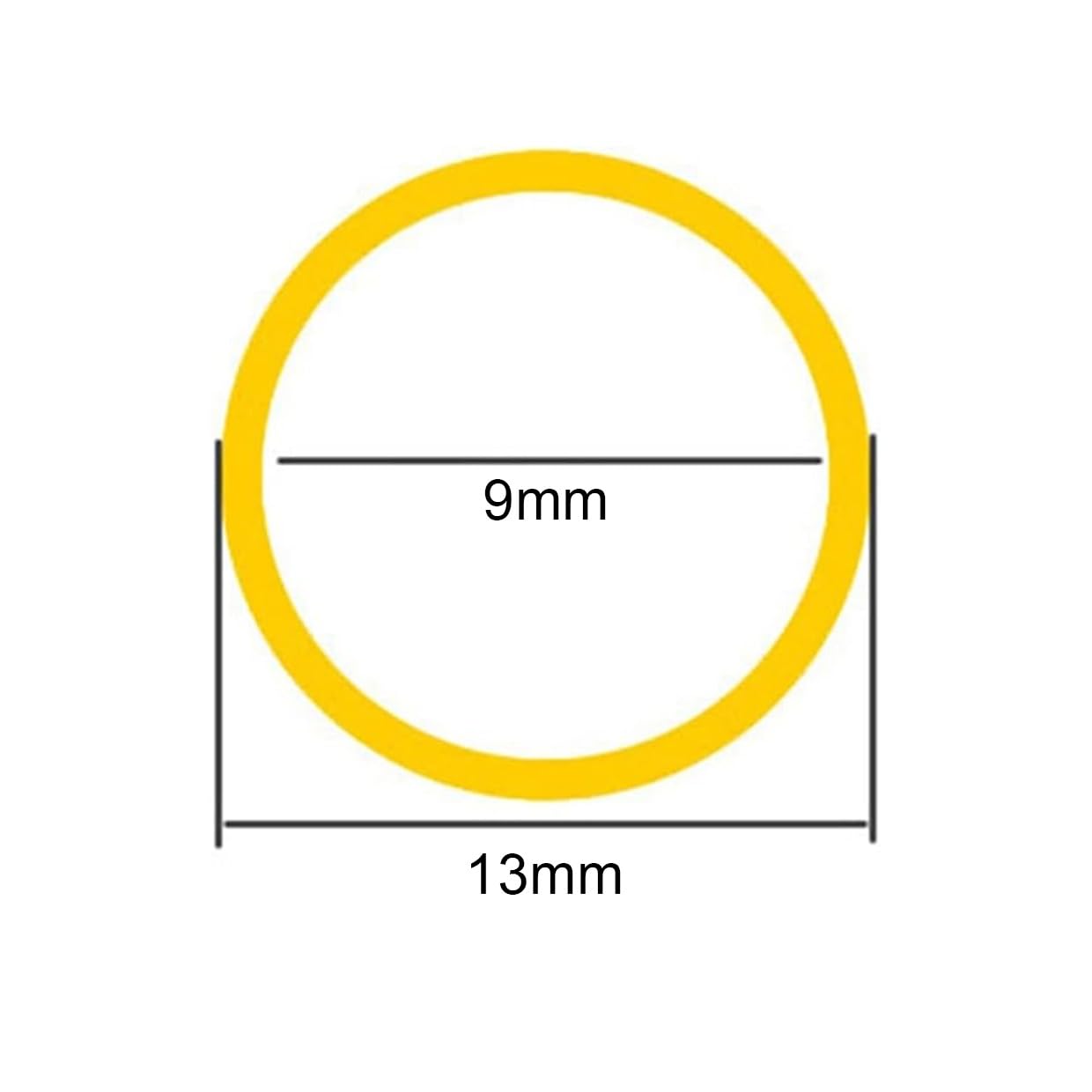 Tubo Tondo in Ottone H62 50cm 13mm Diametro Esterno Spessore Parete 0,5/1/1,5/2mm Senza Saldatura