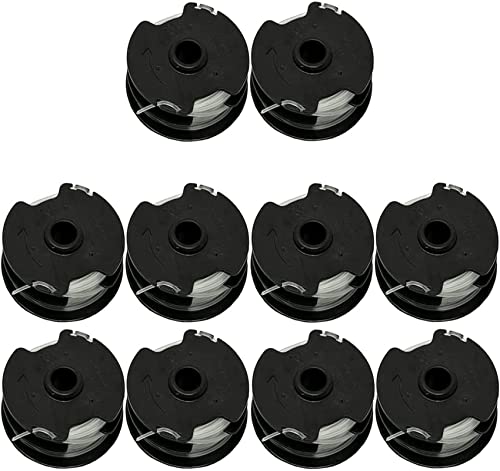 Bobine Nylon Parkside PRTA 20-Li 6 Bobines Rechange Pour Débroussailleuse Parkside PRTA 20-Li C3 - Fil Nylon 1.65mm, 8.3m - Compatible IAN351753 Bobine Coupe Bordure Parkside