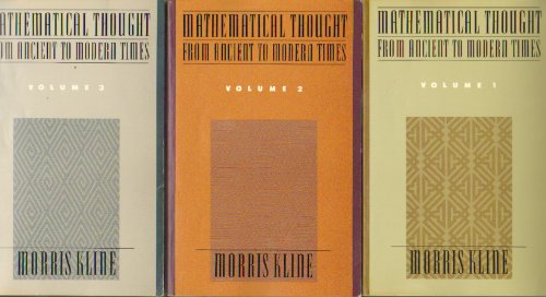 Mathematical Thought from Ancient to Modern Tim... 0195024664 Book Cover