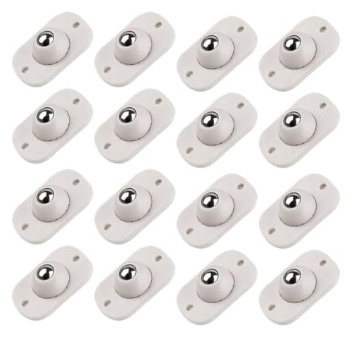 Rueda autoadhesiva rotación 360 de bola silenciosa acero inoxidable para mover muebles sin ruido