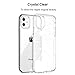 Unov Case Compatible with iPhone 11 Clear with Design Slim Protective Soft TPU Bumper Embossed Pattern 6.1 Inch (White Universe)