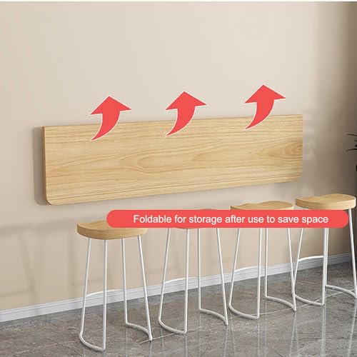 Table de bar murale pliable robuste et peu encombrante pour studio - 5