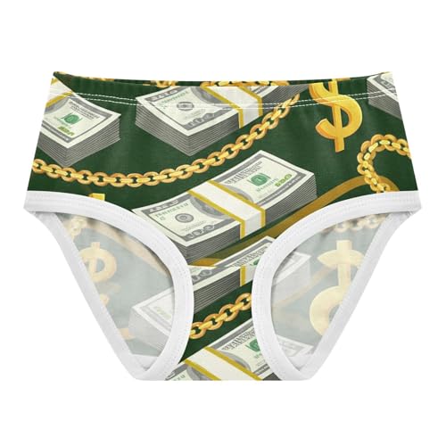 Animal Girls Underwear Toddlers 2t Cotton Girl Panties Cute Stacks US Hundred Dollar Bills Briefs Girls Undies