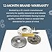 LuK Clutch Kit With HD Flywheel For Jeep Cherokee Grand XJ, ZJ, WJ Wrangler YJ, TJ 4.0L Engine - Durable Upgrade for Enhanced Power Transfer and Smooth Operation - With 12 Month Brand Warranty