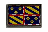 Pin aus Metall und Acrylglasplatte Dimensions : 15 x 23 mm Arrière avec clip papillon