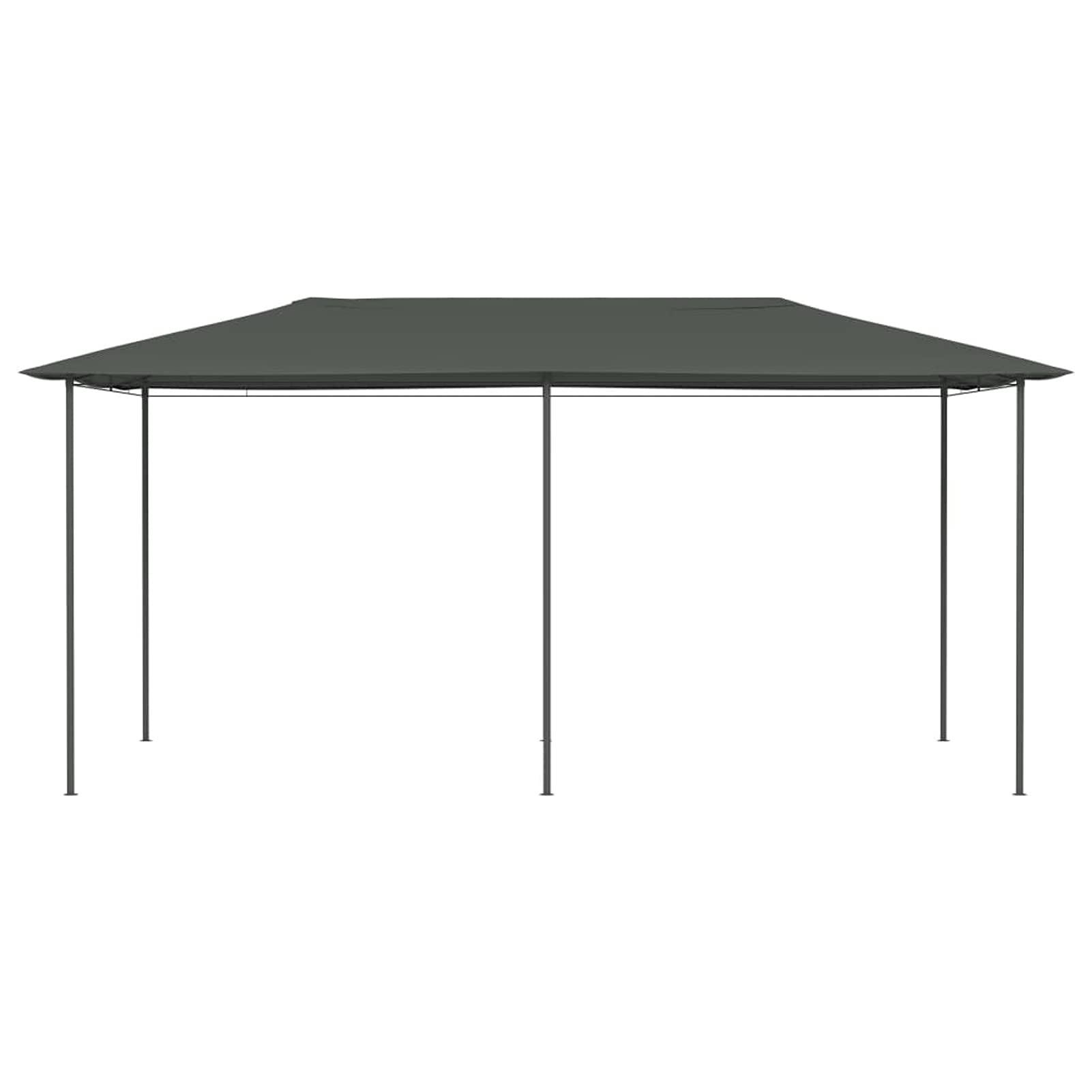 Gazebo 3x6x2,6 m Antracite 160 g/m²,Gazebo,Impermeabile,Anti UV,Gazebo da Giardino,Gazebo Esterno