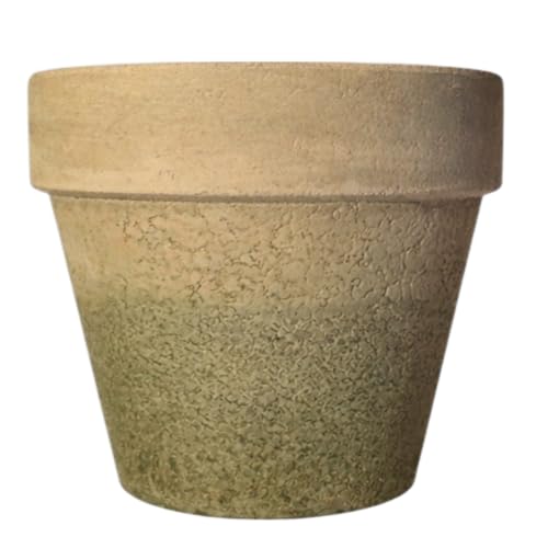 Image of Garden Art Artificial Lavender Plant in Rustic Pot - Realistic Faux Lavender Flowers for Home Decor, Office Desk, Tabletop, Farmhouse & Modern Decoration (P-093Purple)