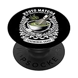 Ceremonia del té Matcha en Kioto, Recuerdo para fanáticos de la Cultura Japonesa PopSockets PopGrip Adhesivo