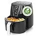 Emerio AF-126667 SmartFryer, AirFryer, Friteuse à air chaud, sans huile supplémentaire, XL, 3,8 l, Cool Touch, sans BPA, chauffage rapide, 1450 W Noir